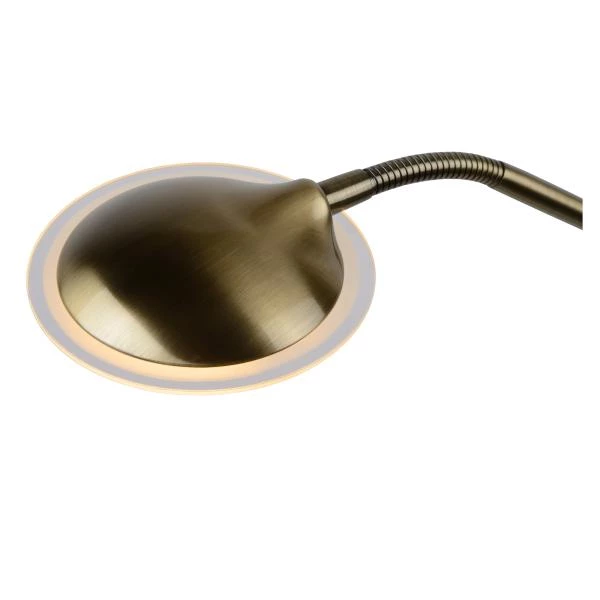 Lucide CHAMPION-LED - Floor reading lamp - LED Dim. - 3000K - Bronze - detail 4